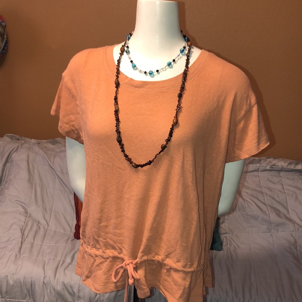 Cute drawstring Madewell top